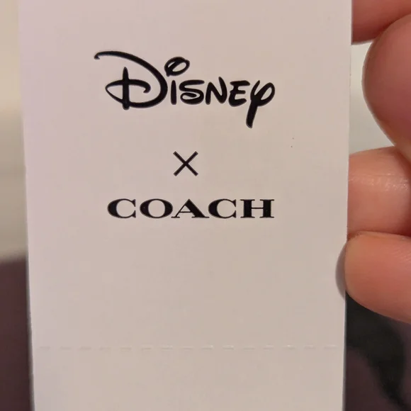 NWT Coach Maleficent Burgundy Leather Wristlet Wallet - Picture 7 of 10